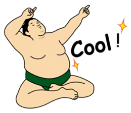 A cute Sumo wrestler 2 (English) sticker #4197597