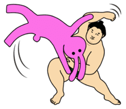 A cute Sumo wrestler 2 (English) sticker #4197601
