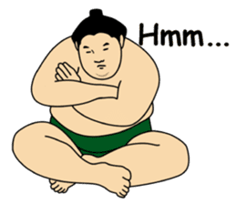 A cute Sumo wrestler 2 (English) sticker #4197602
