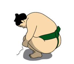 A cute Sumo wrestler 2 (English) sticker #4197603