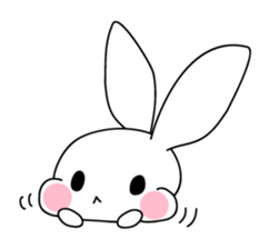 Panda and rabbit3 sticker #4197651