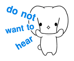 Panda and rabbit3 sticker #4197653