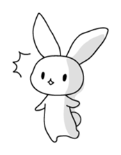 Panda and rabbit3 sticker #4197662