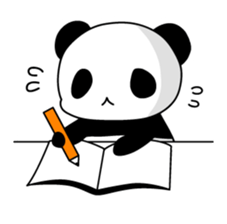 Panda and rabbit3 sticker #4197665