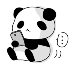 Panda and rabbit3 sticker #4197667