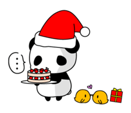 Panda and rabbit3 sticker #4197673