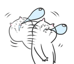 The cat which does lip service sticker #4197715