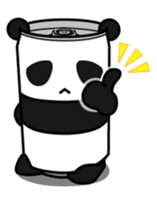 CANDA(Panda of Can shape) Sticker 1st sticker #4197770