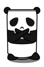 CANDA(Panda of Can shape) Sticker 1st sticker #4197771