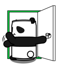 CANDA(Panda of Can shape) Sticker 1st sticker #4197773