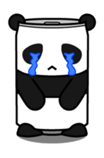 CANDA(Panda of Can shape) Sticker 1st sticker #4197779