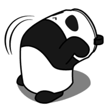 CANDA(Panda of Can shape) Sticker 1st sticker #4197781