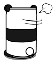 CANDA(Panda of Can shape) Sticker 1st sticker #4197782