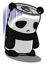 CANDA(Panda of Can shape) Sticker 1st sticker #4197786