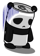 CANDA(Panda of Can shape) Sticker 1st sticker #4197786
