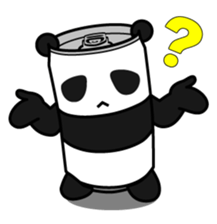 CANDA(Panda of Can shape) Sticker 1st sticker #4197788