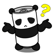 CANDA(Panda of Can shape) Sticker 1st sticker #4197788