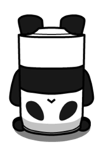 CANDA(Panda of Can shape) Sticker 1st sticker #4197791