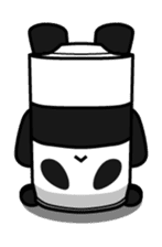 CANDA(Panda of Can shape) Sticker 1st sticker #4197791