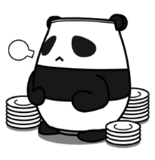 CANDA(Panda of Can shape) Sticker 1st sticker #4197794