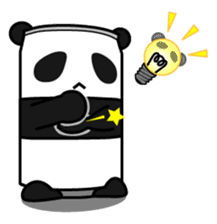 CANDA(Panda of Can shape) Sticker 1st sticker #4197802