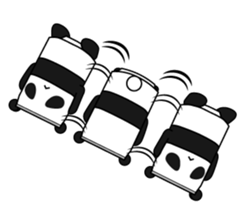 CANDA(Panda of Can shape) Sticker 1st sticker #4197807