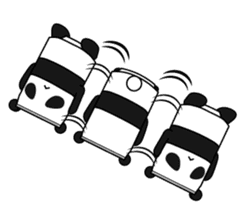 CANDA(Panda of Can shape) Sticker 1st sticker #4197807