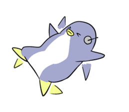 Dancing penguin sticker #4197861