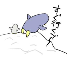 Dancing penguin sticker #4197879