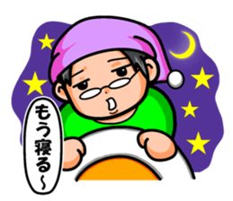 Non Twink glasses man Ver.3 sticker #4198738