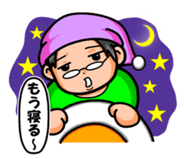 Non Twink glasses man Ver.3 sticker #4198738