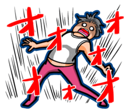 Non Twink glasses man Ver.3 sticker #4198763