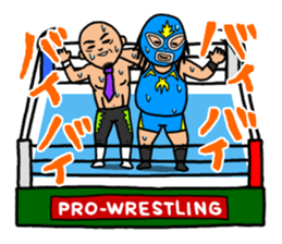 Wrestling Old Man sticker #4198902