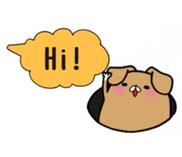 Speech balloon Dogs 2 sticker #4198984