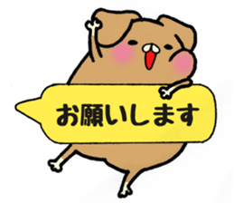 Speech balloon Dogs 2 sticker #4199000