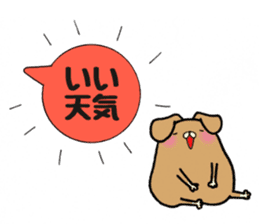 Speech balloon Dogs 2 sticker #4199004
