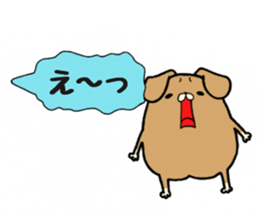 Speech balloon Dogs 2 sticker #4199010