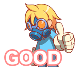 Clean freak sticker sticker #4199262