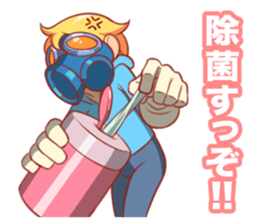 Clean freak sticker sticker #4199275