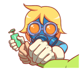 Clean freak sticker sticker #4199281