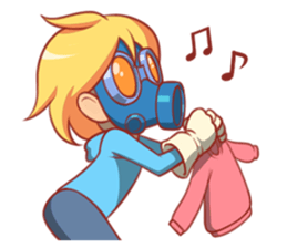 Clean freak sticker sticker #4199294