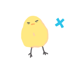 springy chick sticker #4199301