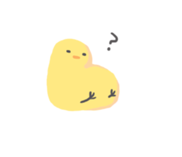 springy chick sticker #4199324