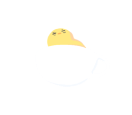 springy chick sticker #4199330