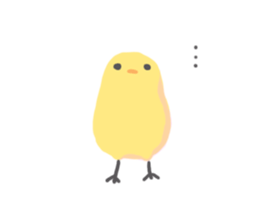 springy chick sticker #4199332