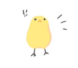 springy chick sticker #4199333