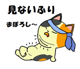 Sticker of the cat which wore a tie sticker #4199433