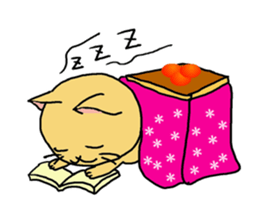 Sticker of the cat which wore a tie sticker #4199448