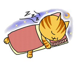 Sticker of the cat which wore a tie sticker #4199454