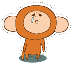 Little Monkey,Oliver sticker #4199561